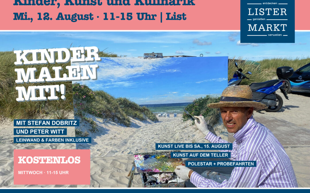 Kinder, Kunst und Kulinarik: Aktionswoche im Lister Markt